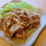 豚肉と玉ねぎのポン酢炒め