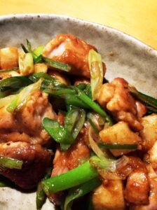 ごはんがススム☆鶏肉と長芋のバター醤油炒め