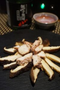【高知食材】四万十ターキーと椎茸のタタキ