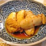 魚の白子と魚卵の煮付け