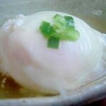 レンジで30秒。温玉or半熟卵 お好みのままに♪