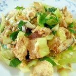 簡単美味しい！キャベツと豆腐のツナチャンプルー