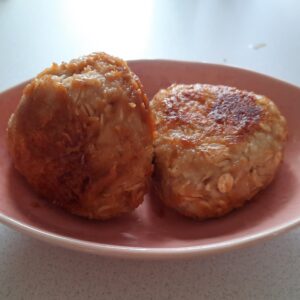 オートミールで味噌おにぎり