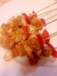 カラフル！チキンのサテー風