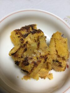 にんじんとリンゴのおからケーキ風