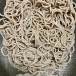 冷凍保存。生そばの冷凍と解凍調理