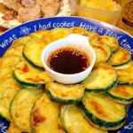 ズッキーニのチヂミです☆ひとつふたつと止まらない♪