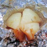 ＢＢＱに☆玉ねぎの丸焼き（アルミホイル包み）