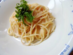 簡単10分でお店の味☆たらこクリームパスタ