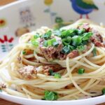 サバ缶で和風パスタ。材料3つで時短!意外でハマる♪