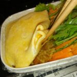 残りカレーは翌日のお弁当に♪オムカレー弁当