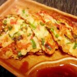 カリッともっちり♪ カニカマ豆腐焼き☆