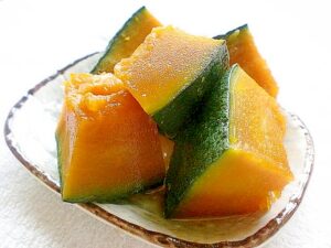 5分で作れる ホクホク南瓜の甘煮