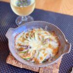 ベーコンとズッキーニのトースター焼