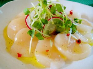 ホタテのカルパッチョ