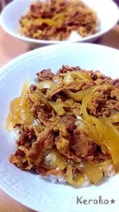 早くて美味しい！我が家の牛丼