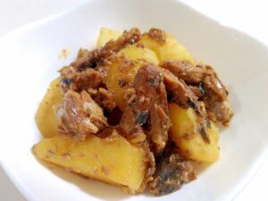 いわし缶で☆いわしとじゃがいもの甘辛煮