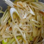 韓国料理☆サムギョプサルの付け合せ〜ネギ編〜