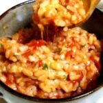 シリコンスチーマーで 《トマトリゾット風雑炊》