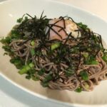 ごま油香る冷たいお蕎麦