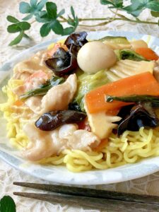 野菜たっぷり♫あんかけ焼きそば