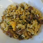 焼肉の残りでチャーハン