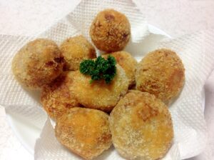 中はふんわり☆簡単ころころ里芋コロッケ