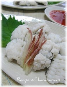 暑気払いに！ハモの湯引き