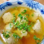 ボリューム満点♪ おかずワンタンスープ