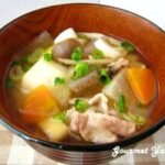 油を使わない　”豚汁”