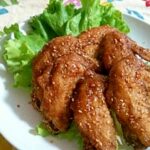 カリカリ☆手羽先の甘辛揚げ