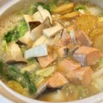 鮭と野菜たっぷり♡簡単石狩鍋