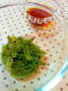 三杯酢でさっぱり♪沖縄の海ぶどう