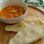 店の味バターチキンカレー&フライパンで発酵無しナン