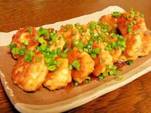 簡単♡鶏つくねの照り焼き