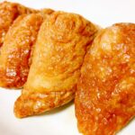 普通の油揚げでジューシー手作りいなり寿司