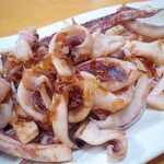 「イカミミとゲソのおかか和え」　　　　♪♪