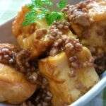 厚揚げのそぼろあんかけ