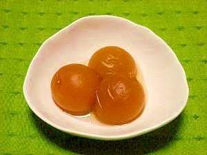 完熟・節田梅で☆梅のラッキョウ酢漬け