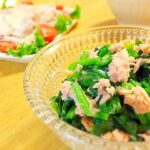 ”めんつゆで美味しい” ほうれん草とツナのおひたし