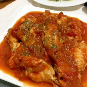 圧力鍋でホロホロめちゃ旨っ！手羽元のトマト缶煮♡