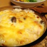 白菜パスタグラタン