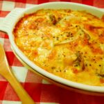 とろ~りヘルシー♪エリンギの豆腐グラタン