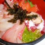 甘めのたれがうまい！海鮮丼