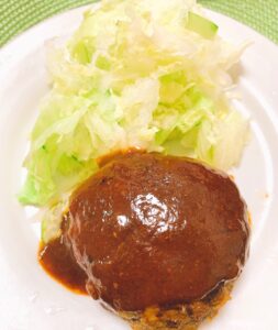 れんこん入りハンバーグ✧˖°（作り置きにも）