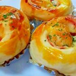 HBでお惣菜パン♪ハム＆チーズのふんわりパン