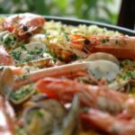 歓声が上がるパエリア＠ホットプレート