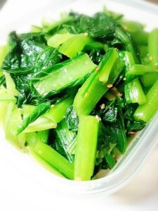 小松菜の簡単ナムル