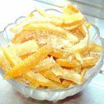 皮は捨てないで!グレープフルーツのほろ苦ピール♪