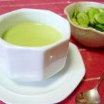 簡単美味しい空豆スープ